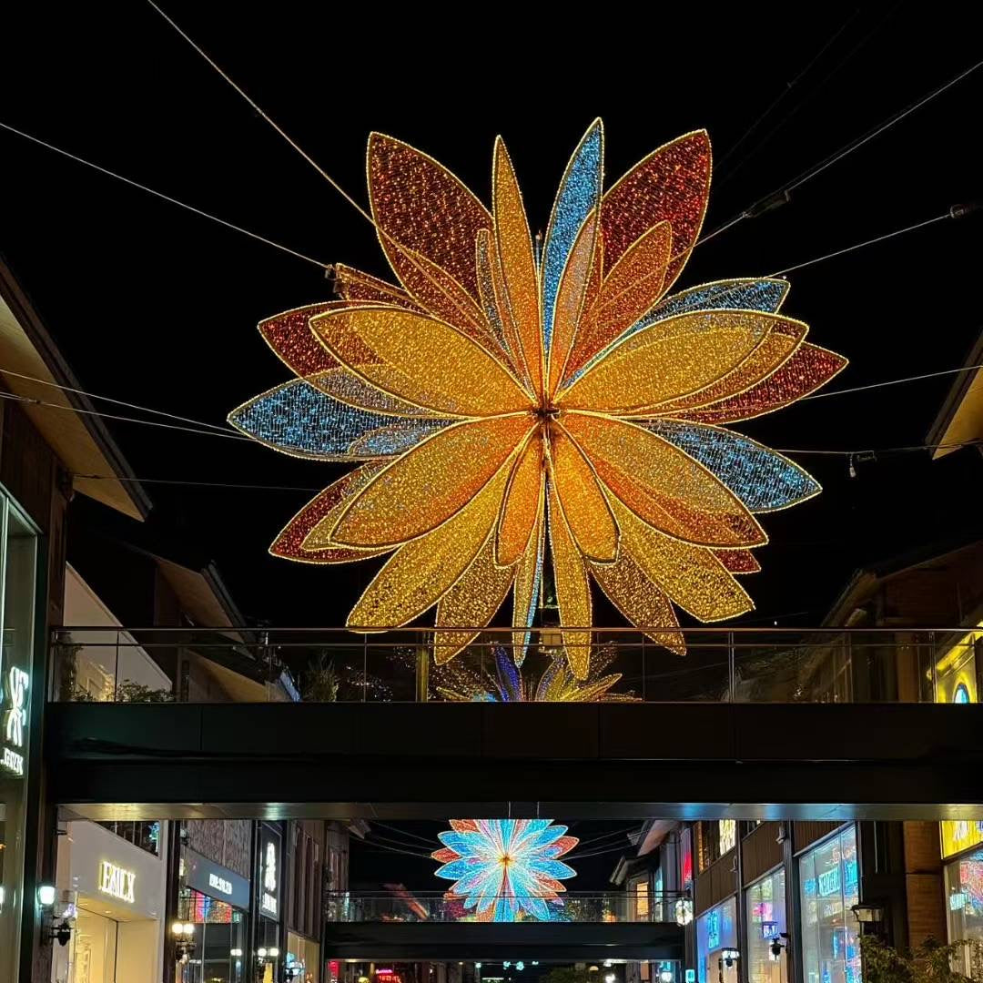 LED street pole decoration lamp LED motif light pole 12