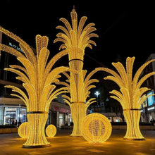 Load image into Gallery viewer, Large outdoor commercial decorative ball mall decoration LED 3D motif light Christmas decorative light
