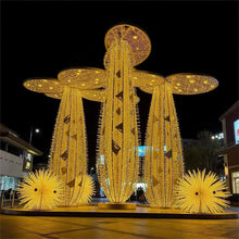 Load image into Gallery viewer, Large outdoor commercial decorative ball mall decoration LED 3D motif light Christmas decorative light
