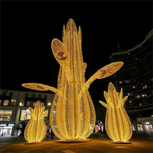 Load image into Gallery viewer, Large outdoor commercial decorative ball mall decoration LED 3D motif light Christmas decorative light

