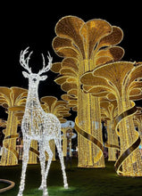 Load image into Gallery viewer, Outdoor Large 3D Reindeer Motif Lights Waterproof IP 65 Giant LED Christmas Lights  Warm White
