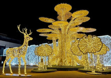 Load image into Gallery viewer, Outdoor Large 3D Reindeer Motif Lights Waterproof IP 65 Giant LED Christmas Lights  Warm White
