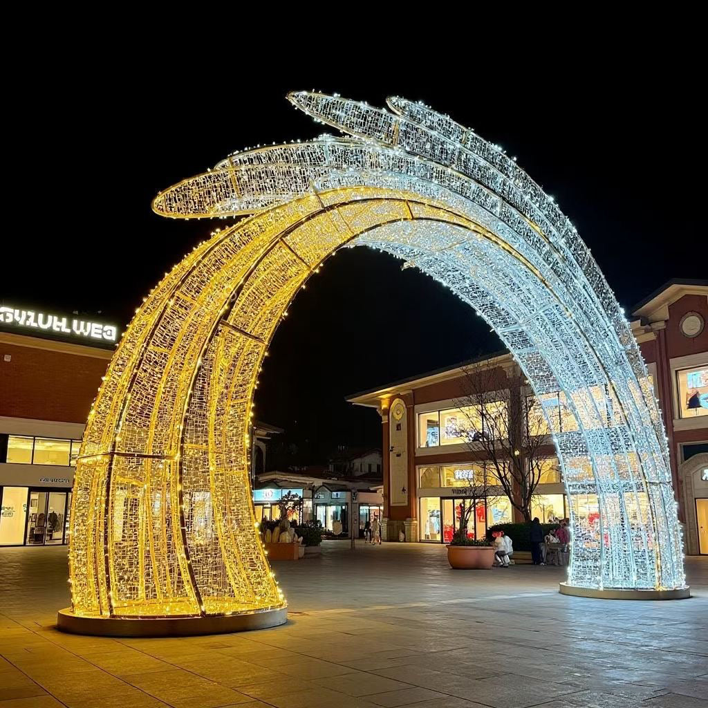 ジンジャーブレッドハウスデコレーション LED 3D モチーフライト クリスマス装飾ライト
