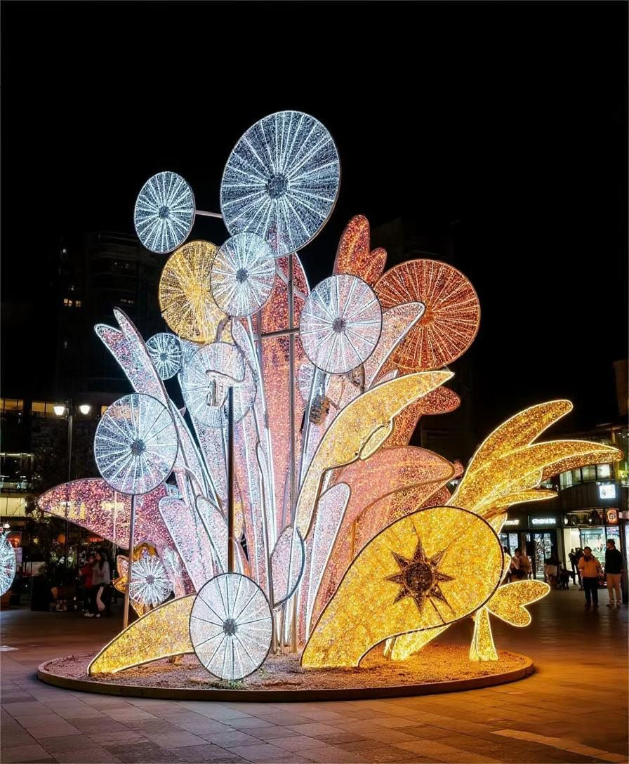 Customized Products LED 3D motif light Christmas decorative light