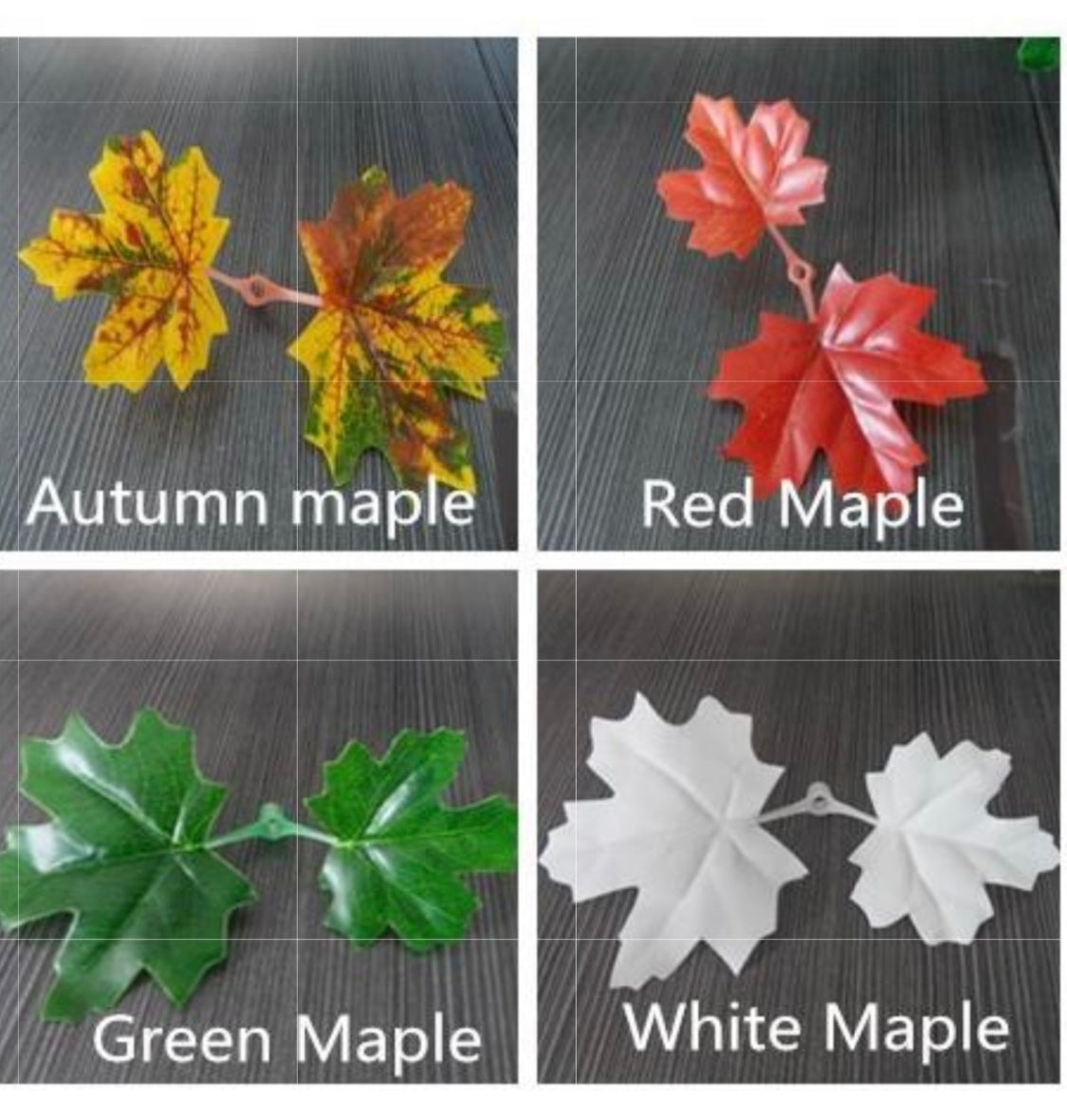 Simulation maple leaf for LED tree lights