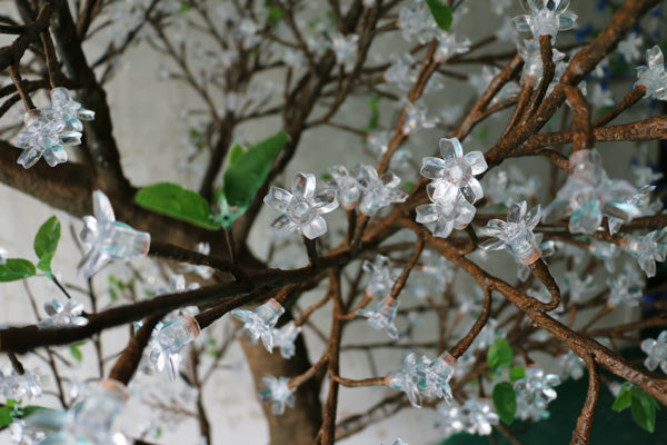 LED High Simulation Cherry Blossom Tree lights Outdoor lighted trees,Height: 2m(6.56ft)