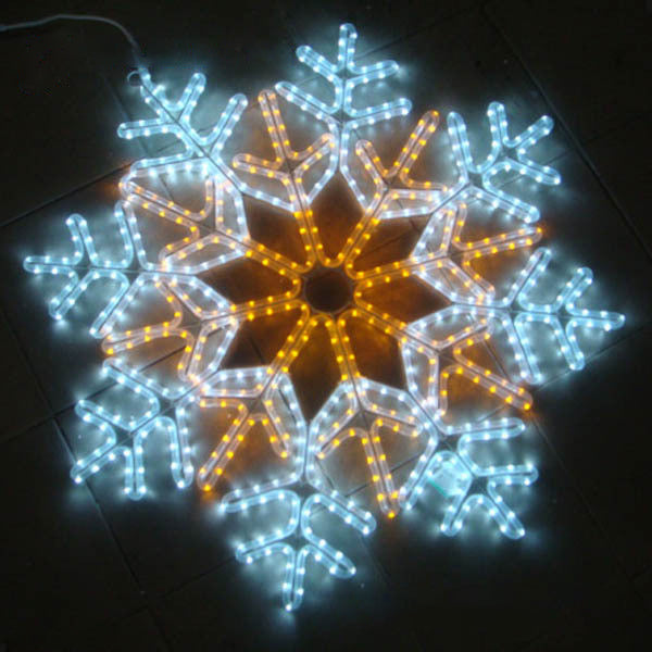 Charming snowflakes dreamy LED light show