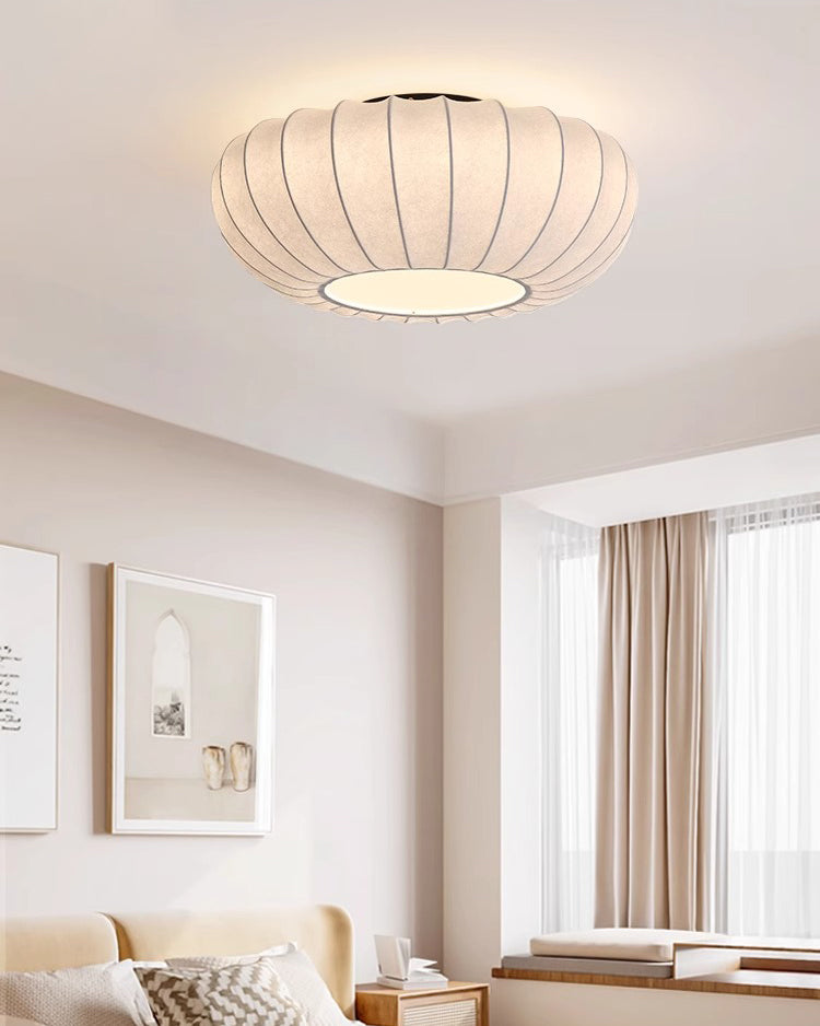 LED ceiling lamp silk Japanese style lamp new style