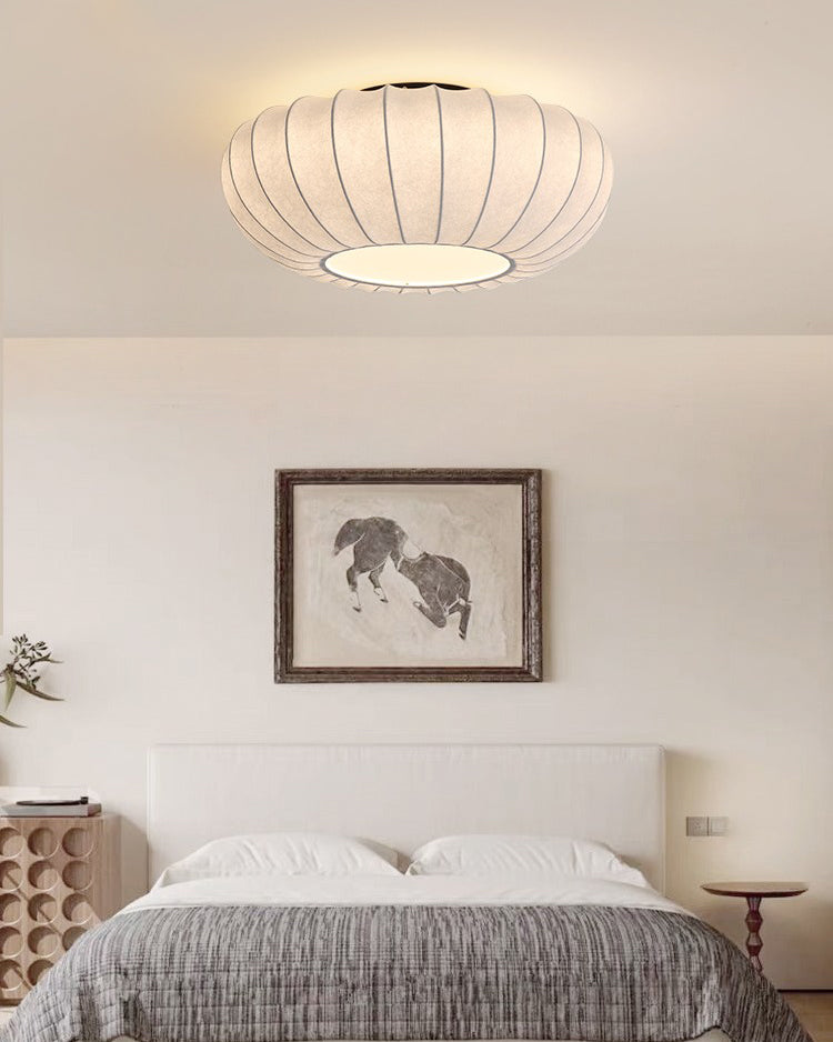 LED ceiling lamp silk Japanese style lamp new style