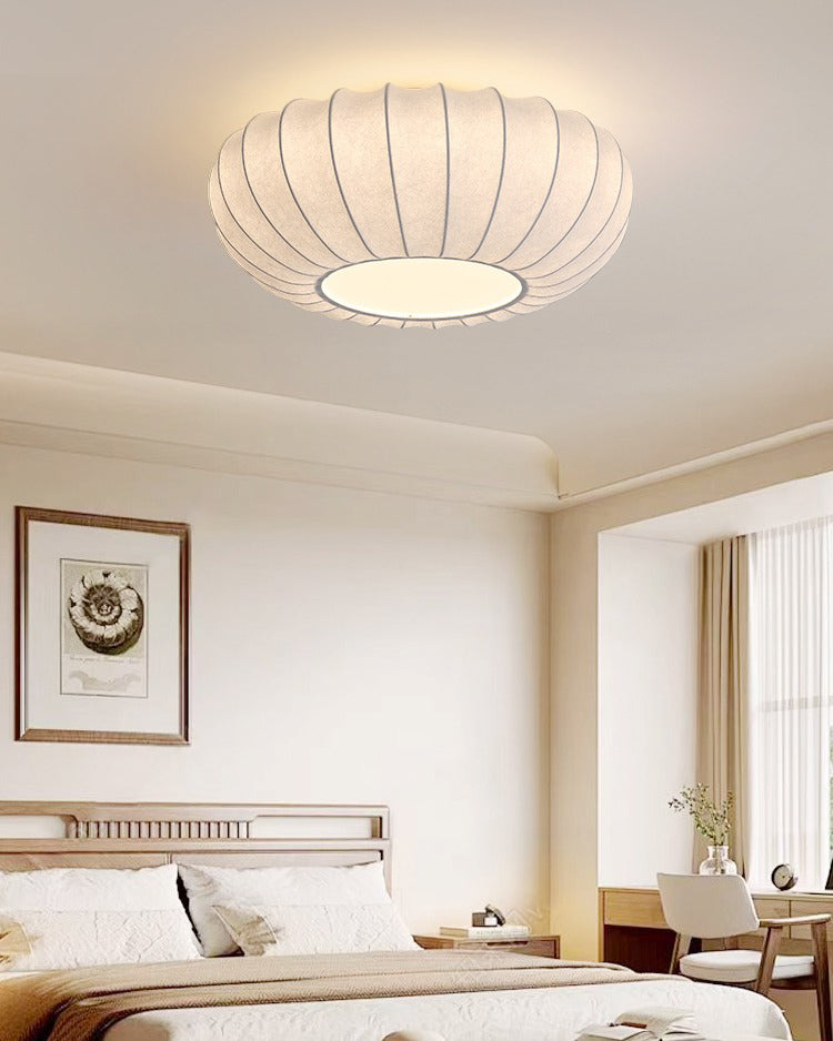 LED ceiling lamp silk Japanese style lamp new style