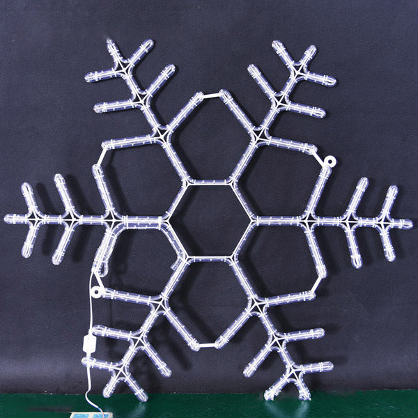 24 Inch Creative LED snowflake pendant