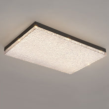 Load image into Gallery viewer, Rectangular Round LED Resin Flat Light Ceiling Light Chandelier
