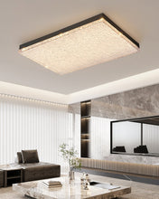 Load image into Gallery viewer, Rectangular Round LED Resin Flat Light Ceiling Light Chandelier
