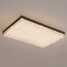 Load image into Gallery viewer, Rectangular Round LED Resin Flat Light Ceiling Light Chandelier
