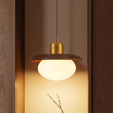 Load image into Gallery viewer, LED wall lamp bedside chandelier bar lamp Japanese style 2025 new solid wood lamp
