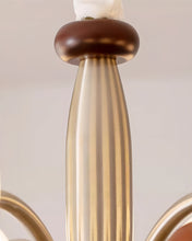Load image into Gallery viewer, 8 light round chandelier restaurant living room room glass ball lamp
