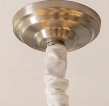 Load image into Gallery viewer, 8 light round chandelier restaurant living room room glass ball lamp
