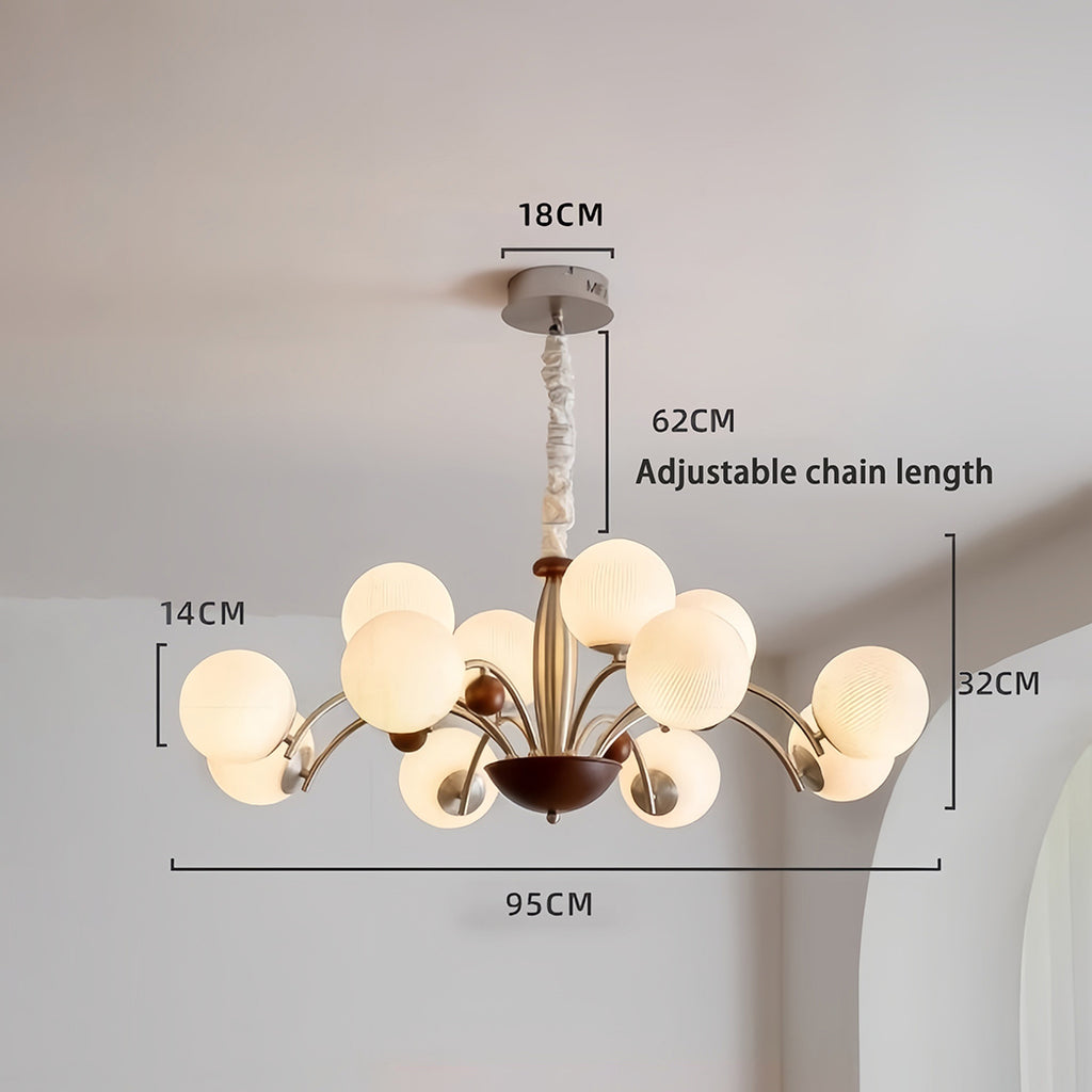 ثريا صدفية أنيقة لغرفة النوم وغرفة المعيشة وغرفة الطعام