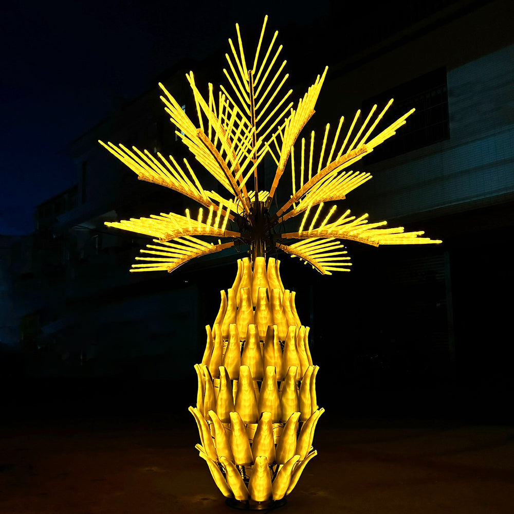 LED-Ananaslichter-Simulation, Kokosnussbaum, Höhe: 2 m (6,5 Fuß). 