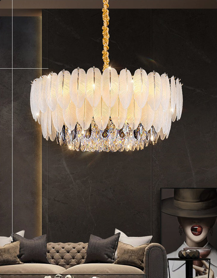 Indoor Modern Chandelier Iron Gold Finish