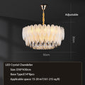 Indoor Modern Chandelier Iron Gold Finish
