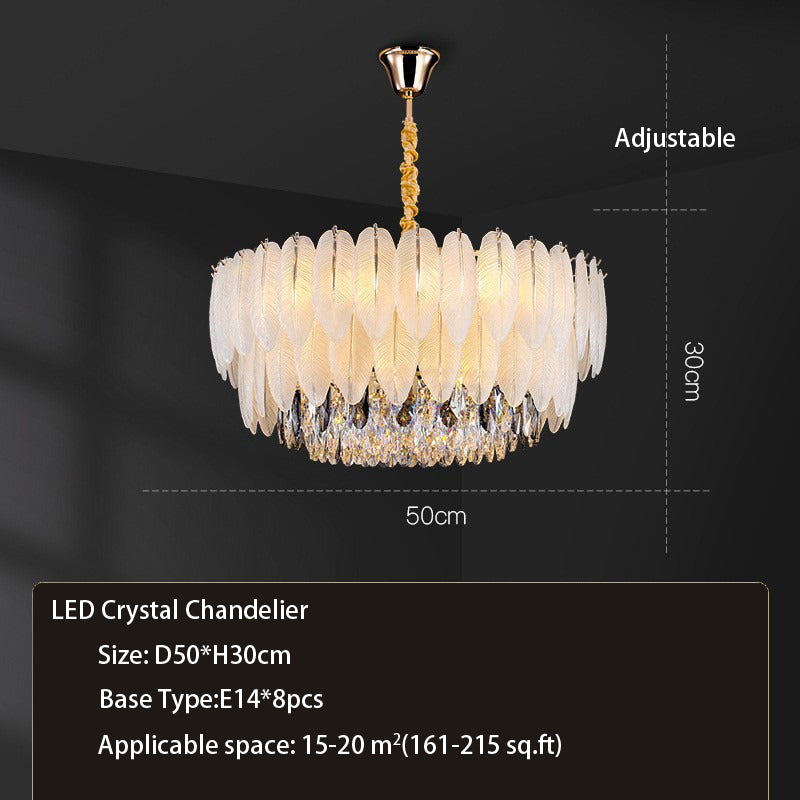 Indoor Modern Chandelier Iron Gold Finish