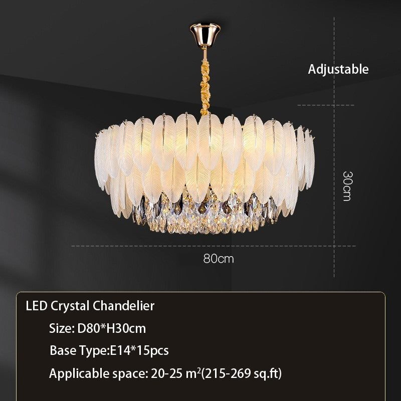 Indoor Modern Chandelier Iron Gold Finish