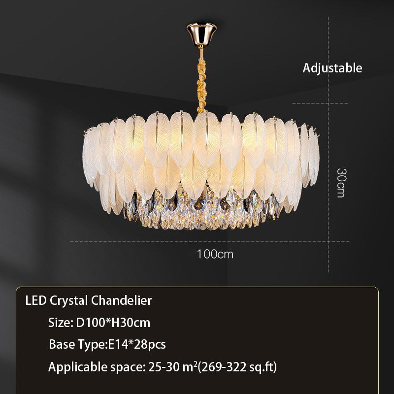 Indoor Modern Chandelier Iron Gold Finish