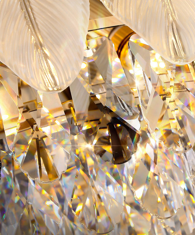 Indoor Modern Chandelier Iron Gold Finish