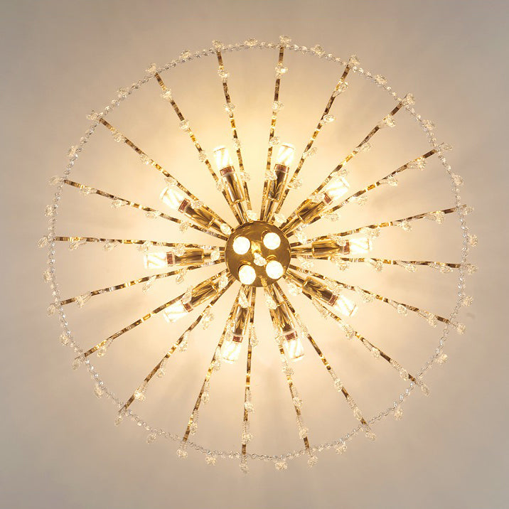 French style lamp luxury crystal chandelier living room bedroom dining room lamp