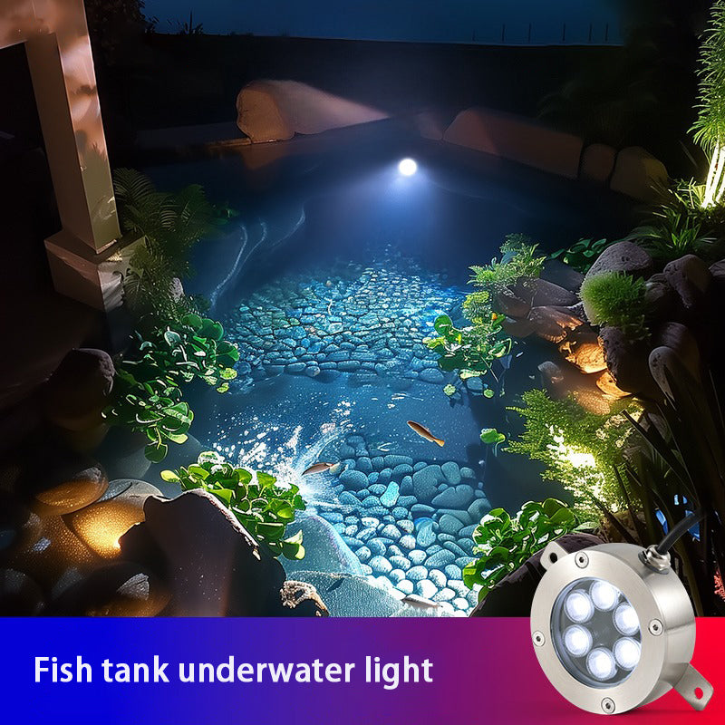 12V 24V LED fish tank light fish pond underwater lights IP68