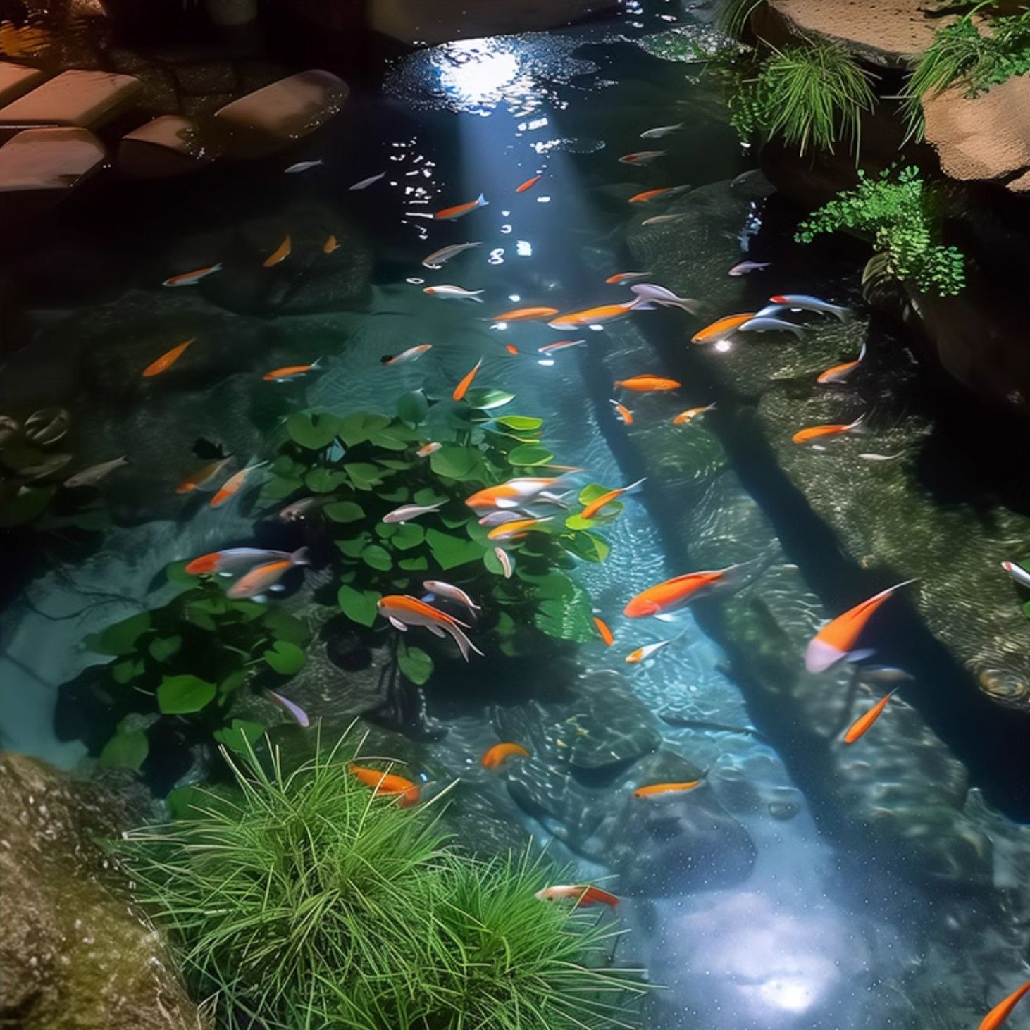 12V 24V LED fish tank light fish pond underwater lights IP68