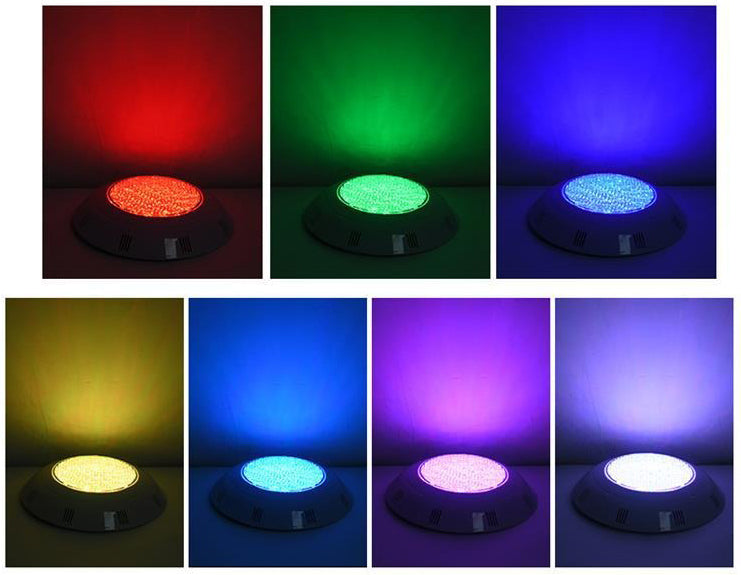 12V 24V LED Pool Lights for Inground Pool Underwater Pool wall lamp Waterproof RGB Color Changing with Remote Controller