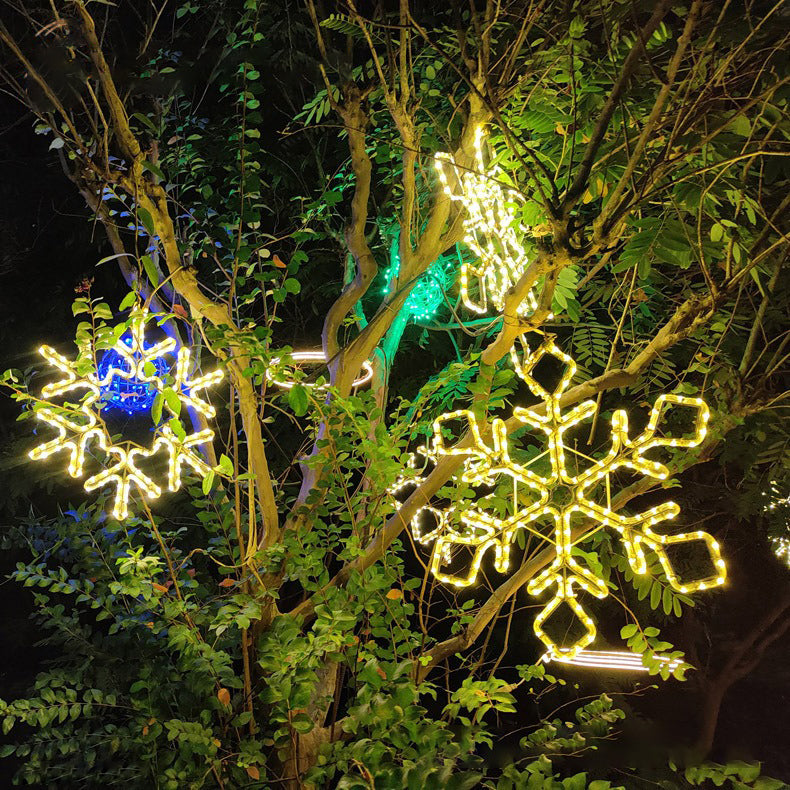 Snowflake Shadow Exquisite LED Snowflake Wall Lamp