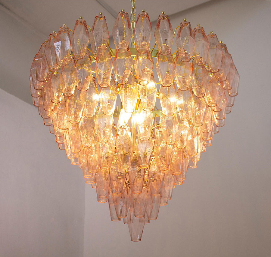 Stained glass French Murano designer living room chandelier dining room bedroom lamp