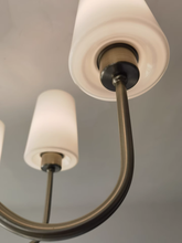 Load image into Gallery viewer, Living room chandelier 6 lamps 8 lamps 4 lamps glass lampshade headlight
