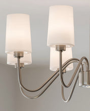 Load image into Gallery viewer, Living room chandelier 6 lamps 8 lamps 4 lamps glass lampshade headlight
