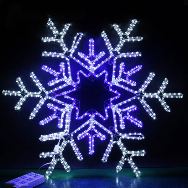 60cm Beautiful LED Snowflake Chandelier