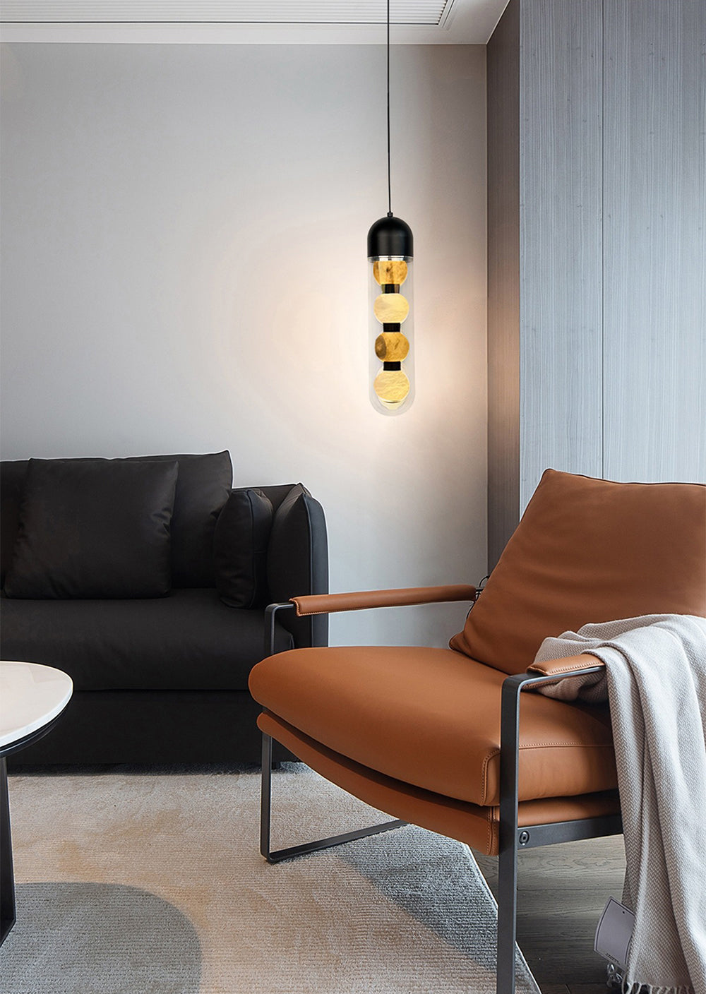 Italian modern marble chandelier bedroom bedside small chandelier