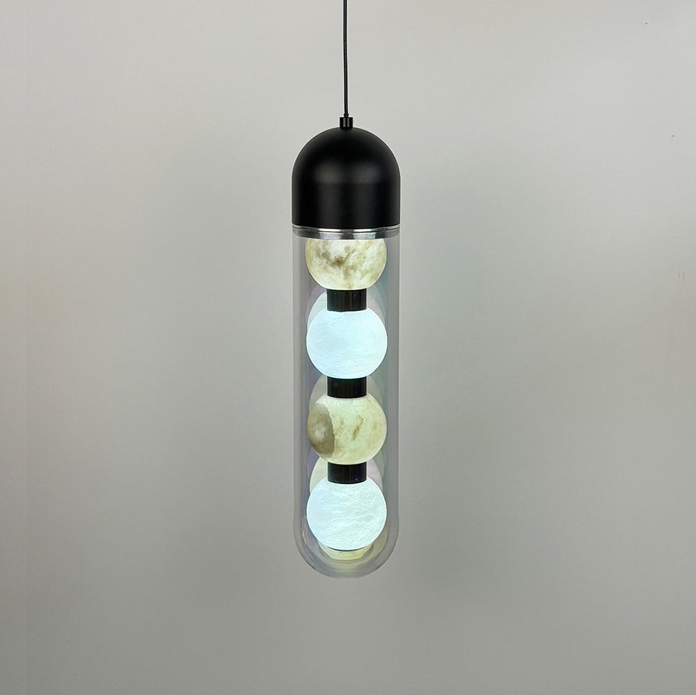 Italian modern marble chandelier bedroom bedside small chandelier