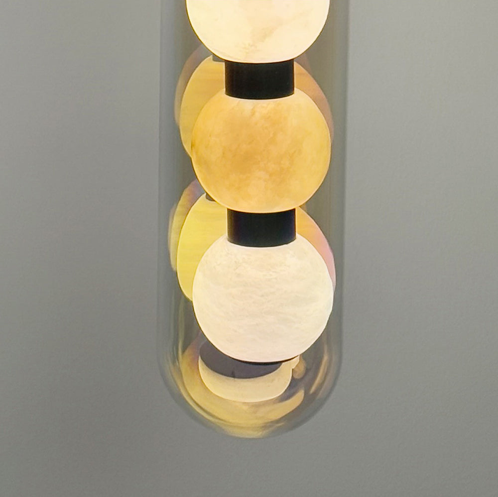 Italian modern marble chandelier bedroom bedside small chandelier