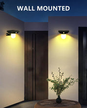 Load image into Gallery viewer, Solar plug-in lamp human body induction wall lamp atmosphere lamp LED garden lamp wall lamp
