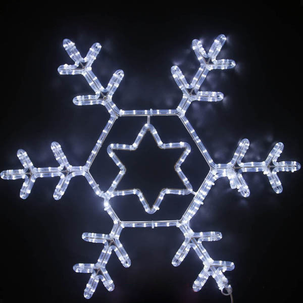 24 Inch Dreamy LED Snowflake Decorative Lights – Green tree lights
