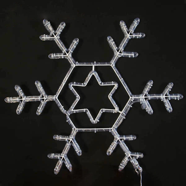 Dreamy Snowflakes 24 Inch LED Snowflake Decorative Lights