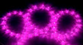 Pink LED motif light color option for commercial holiday decor