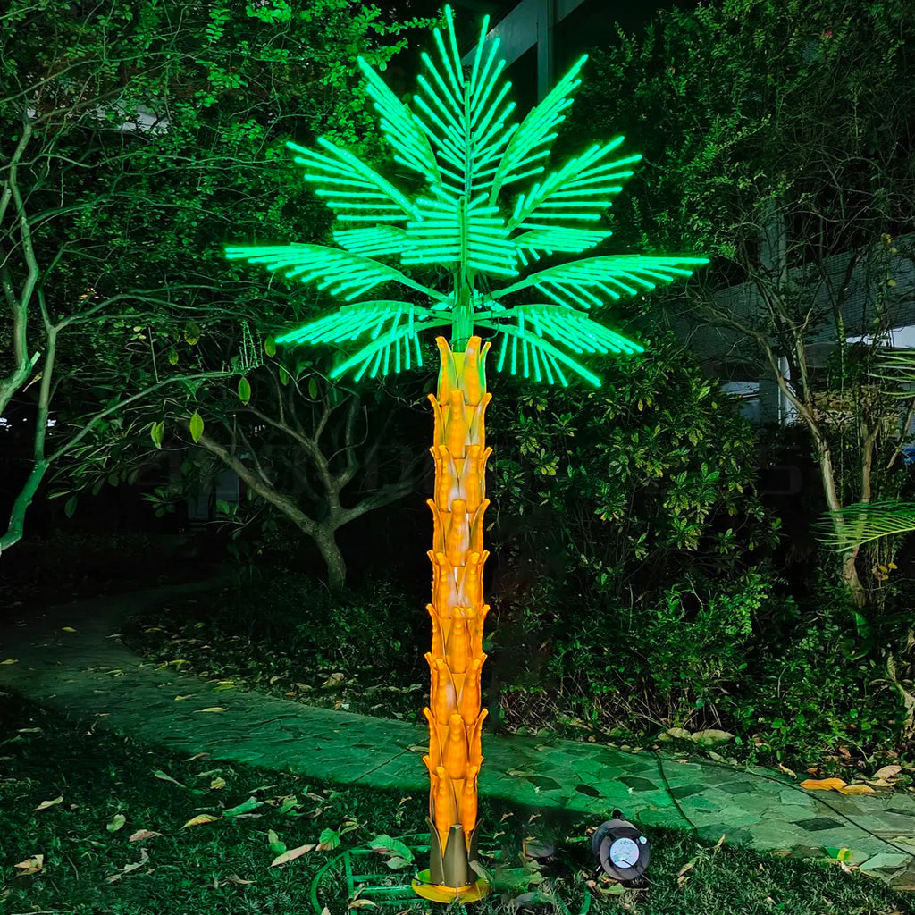 LED Palm tree light simulation palm tree Height:2.5m(8.2ft)