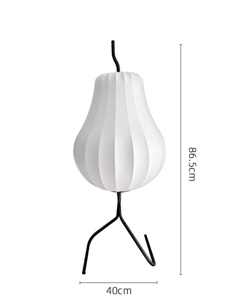Pear lamp silk floor lamp living room atmosphere lamp