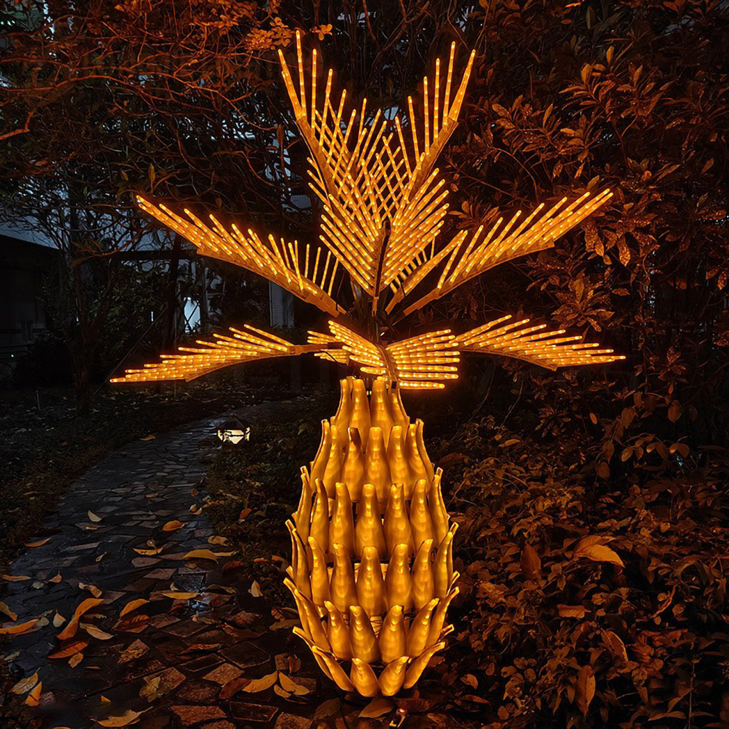 LED simulation Pineapple lights coconut tree Height:2m(6.5ft)