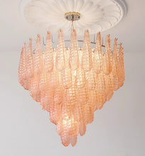 Load image into Gallery viewer, Vintage Nordic Decorative Pink Glass Pendant Luxurious Hanging Light
