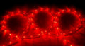 Red 2D snowflake Christmas motif color option